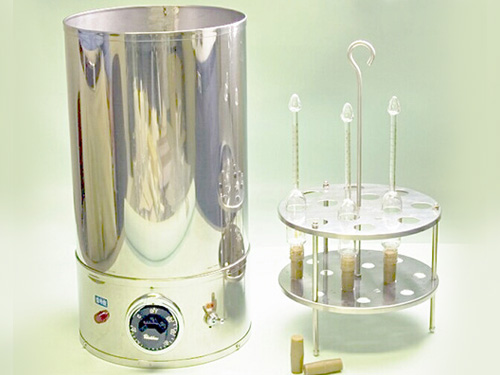 ゲルベル乳脂計用加温器（自然対流式）